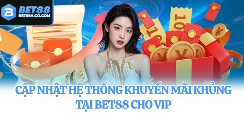 Cập nhật hệ thống khuyến mãi khủng tại Bet88 cho VIP
