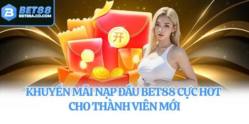 Khuyến Mãi Nạp Đầu Bet88 Cực Hot Cho Thành Viên Mới
