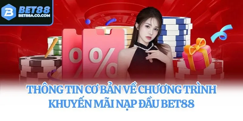 Thông tin cơ bản về chương trình khuyến mãi nạp đầu Bet88